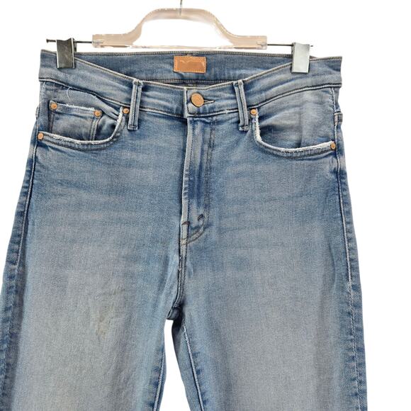 Mother Jeans Womens 29 Insider Crop Step Fray Limited Edition Designer USA Flaw - Picture 3 of 14